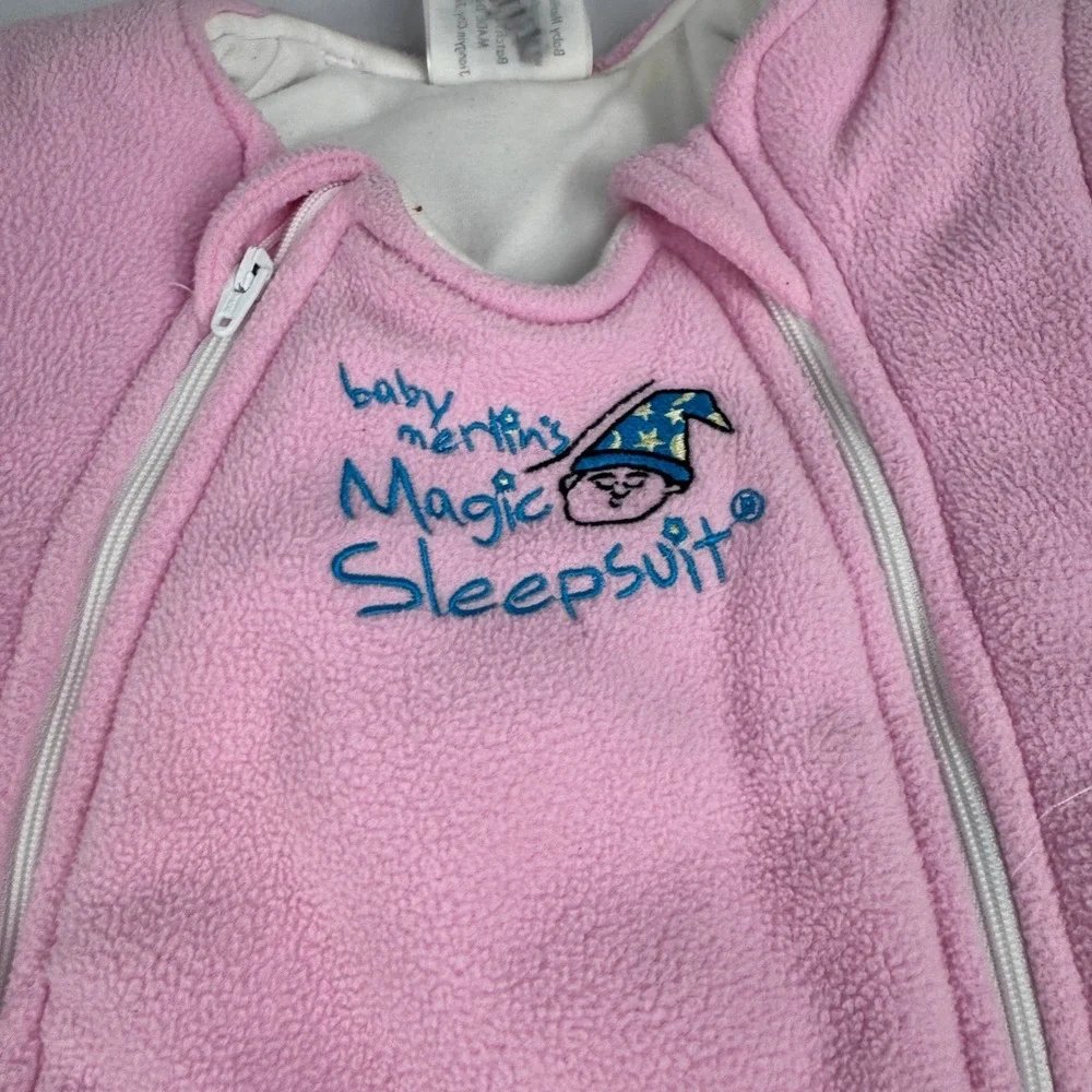 Baby Merlin's Magic Sleepsuit Small 3-6 Months Pink 12-18lbs